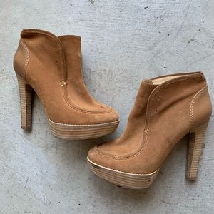 BCBG Max Azria Suede Leather booties